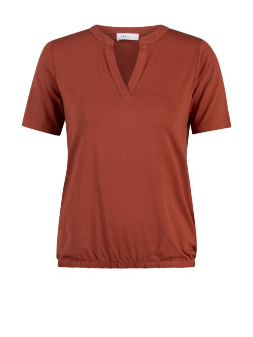 Ivy Beau shirt roest rood